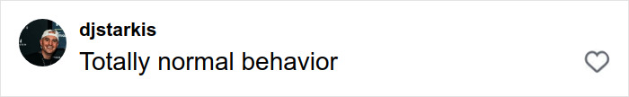 Comment by user djstarkis saying Totally normal behavior, related to high school teacher’s costume photos sparking outrage among parents. Comment by user djstarkis saying Totally normal behavior, related to high school teacher’s costume photos sparking outrage among parents.