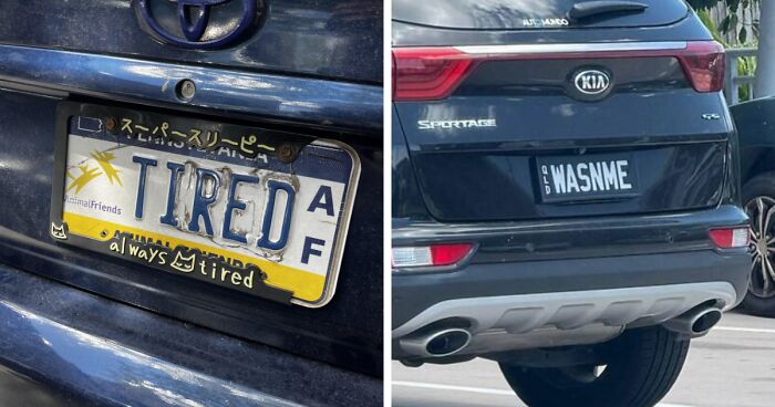 74 Personalized Plates That Are Funny, Clever, Or Slightly Unhinged