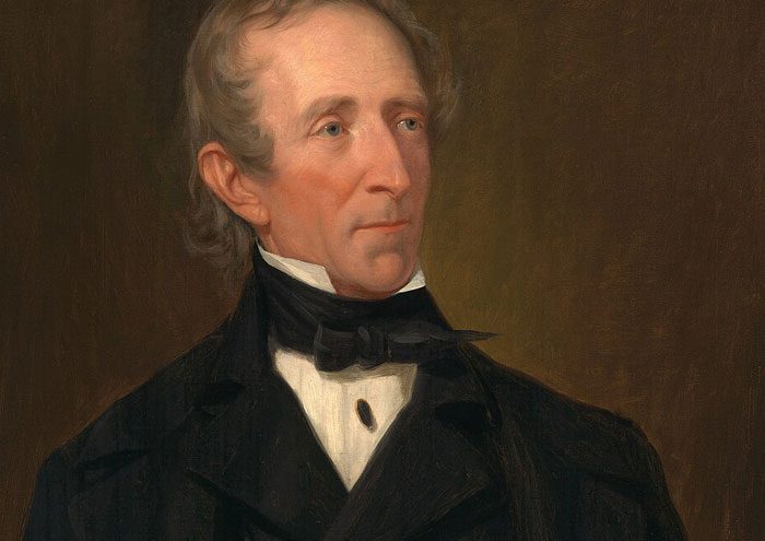 Portrait painting of a 19th-century man in formal attire, illustrating bizarre facts from history and unexpected historical insights.