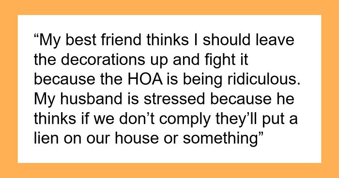 Woman Horrified After Getting Bashed By HOA For “Too Festive” Xmas Decor: “I’ll Be Fined $100/Day”
