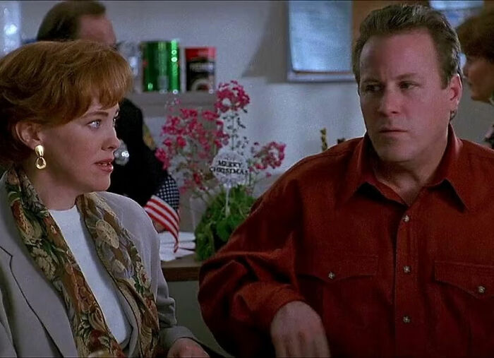 Two characters from Home Alone in a conversation, relating to Macaulay Culkin addressing Kevin’s dad’s job theory. Two characters from Home Alone in a conversation, relating to Macaulay Culkin addressing Kevin’s dad’s job theory.