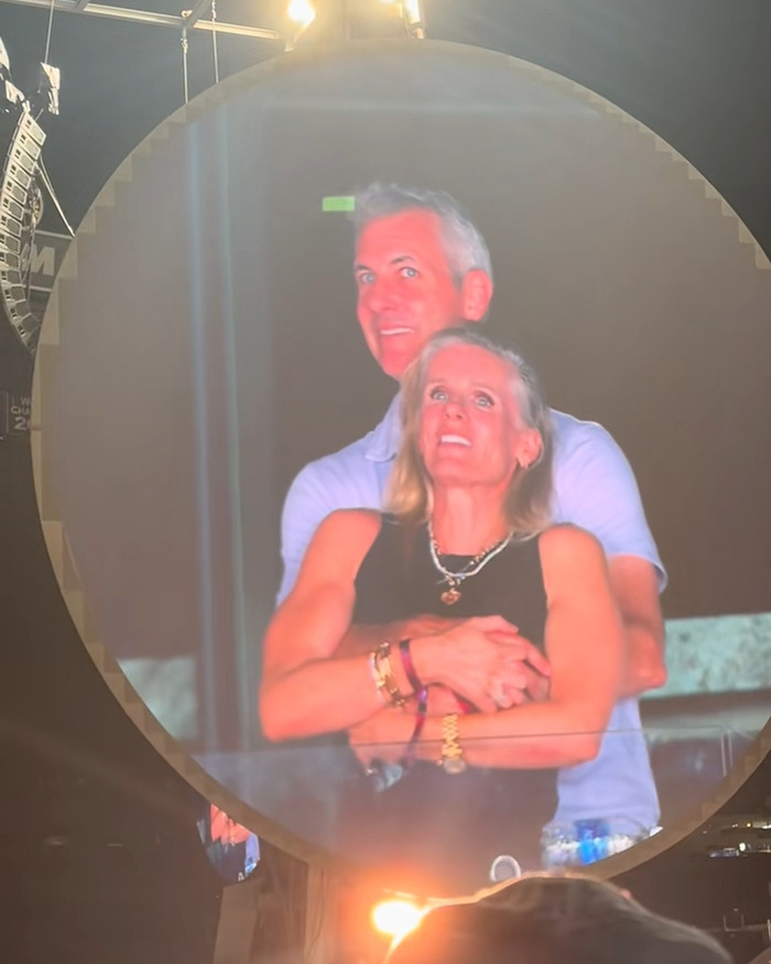 HR exec Kristin Cabot captured on Coldplay kiss cam with CEO, sharing a heartfelt moment during the concert. HR exec Kristin Cabot captured on Coldplay kiss cam with CEO, sharing a heartfelt moment during the concert.