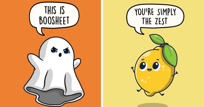 I Illustrated 44 Bad Puns To Brighten Your Day (New Pics)