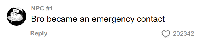 Social media comment about an emergency contact, highlighting young Black men participating in new trend and transforming looks.