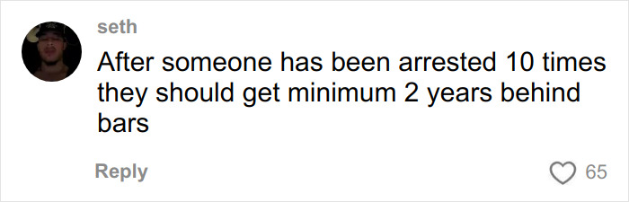 Comment from user seth about arrests and prison time related to viral video exposing serial creep. Comment from user seth about arrests and prison time related to viral video exposing serial creep.
