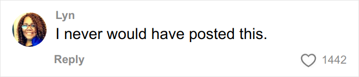 Comment by Lyn stating she would never have posted this, with 1442 likes, discussing ungrateful reaction to Angel Tree gifts. Comment by Lyn stating she would never have posted this, with 1442 likes, discussing ungrateful reaction to Angel Tree gifts.