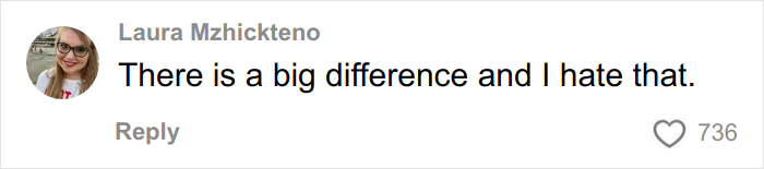 Screenshot of a social media comment by a woman expressing frustration about Chipotle portion differences based on male names. Screenshot of a social media comment by a woman expressing frustration about Chipotle portion differences based on male names.