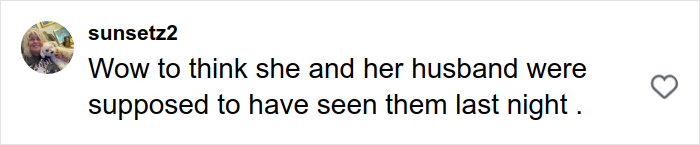Comment by user sunsetz2 expressing surprise about Michelle Obama and her husband missing an event last night. Comment by user sunsetz2 expressing surprise about Michelle Obama and her husband missing an event last night.