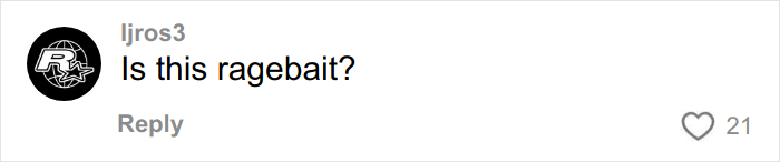 Screenshot of a social media comment asking if a post is ragebait, highlighting woke user trolling over decolonized Christmas. Screenshot of a social media comment asking if a post is ragebait, highlighting woke user trolling over decolonized Christmas.
