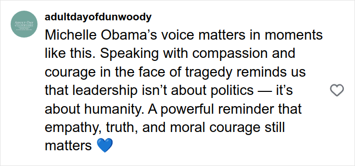 Alt text: Michelle Obama speaking with compassion and courage, responding to Trump on the Rob Reiner tragedy and fake syndrome. Alt text: Michelle Obama speaking with compassion and courage, responding to Trump on the Rob Reiner tragedy and fake syndrome.