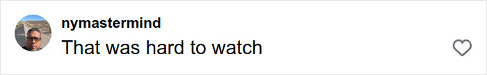Comment on social media post by nymastermind expressing difficulty watching the pit bull attack on toddler incident. Comment on social media post by nymastermind expressing difficulty watching the pit bull attack on toddler incident.