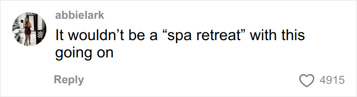 Comment on social media by user abbielark about noisy situation, related to airplane parents kids noise topic.