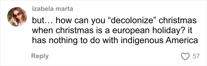 Social media user hilariously trolled over her woke views on decolonized Christmas and cultural origins. Social media user hilariously trolled over her woke views on decolonized Christmas and cultural origins.
