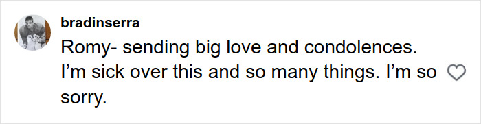 Screenshot of an Instagram condolence message related to Rob Reiner's daughter before parents were found slain in LA home. Screenshot of an Instagram condolence message related to Rob Reiner's daughter before parents were found slain in LA home.