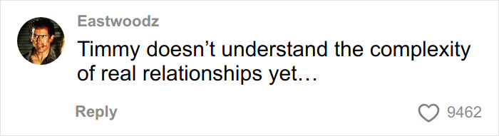 Screenshot of a social media comment mocking Timothée Chalamet’s Love Actually misread with a high number of likes. Screenshot of a social media comment mocking Timothée Chalamet’s Love Actually misread with a high number of likes.