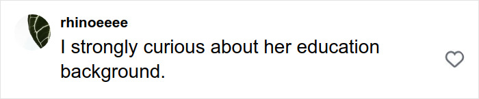 TikTok comment by user rhinoeeee expressing curiosity about a beauty queen's education background related to Japan and Finland controversy.