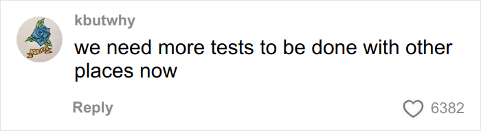 Comment on social media discussing the need for more tests after a woman tests Chipotle food portions under male names. Comment on social media discussing the need for more tests after a woman tests Chipotle food portions under male names.