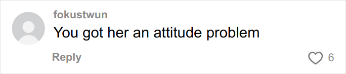 Comment on Christmas gift haul for daughter backlash by user fokustwun, saying You got her an attitude problem.