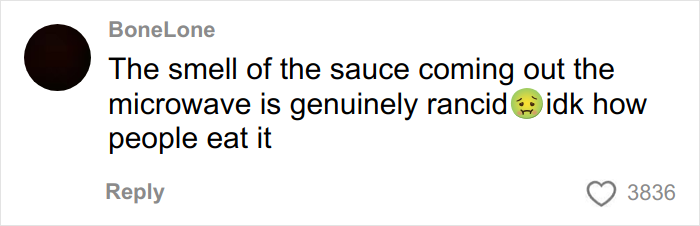 Comment on a viral video revealing how McRib is made, mentioning the rancid sauce smell and people's reactions. Comment on a viral video revealing how McRib is made, mentioning the rancid sauce smell and people's reactions.