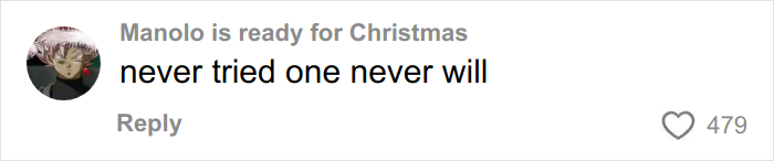 Comment on social media reading never tried one never will, with 479 likes, about McDonald's worker’s viral McRib video. Comment on social media reading never tried one never will, with 479 likes, about McDonald's worker’s viral McRib video.