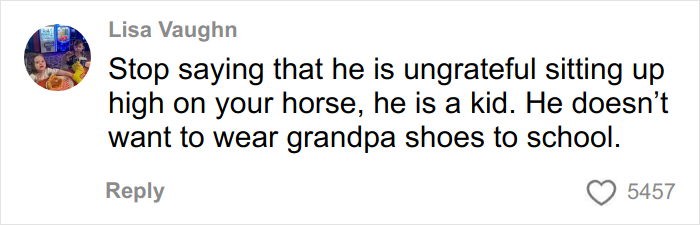 Comment by Lisa Vaughn defending son’s reaction to Angel Tree gifts, discussing ungratefulness and kids’ preferences. Comment by Lisa Vaughn defending son’s reaction to Angel Tree gifts, discussing ungratefulness and kids’ preferences.