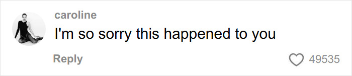 Comment from user caroline expressing sympathy for NYU shove victim in viral video exposing serial creep. Comment from user caroline expressing sympathy for NYU shove victim in viral video exposing serial creep.