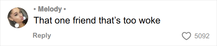 Comment from a woke social media user humorously trolled for her decolonized Christmas, with 5092 likes. Comment from a woke social media user humorously trolled for her decolonized Christmas, with 5092 likes.