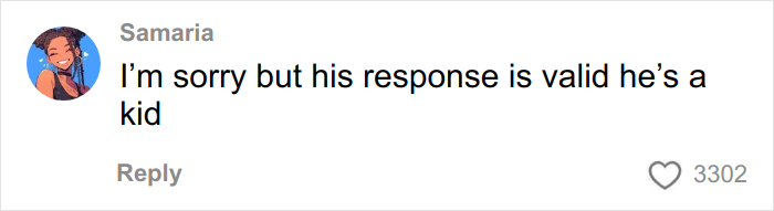 Comment on social media from Samaria defending a kid’s reaction to Angel Tree gifts, sparking 3302 likes and many opinions. Comment on social media from Samaria defending a kid’s reaction to Angel Tree gifts, sparking 3302 likes and many opinions.