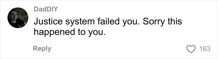 Comment on social media expressing sympathy for NYU shove victim, highlighting frustration with the justice system. Comment on social media expressing sympathy for NYU shove victim, highlighting frustration with the justice system.