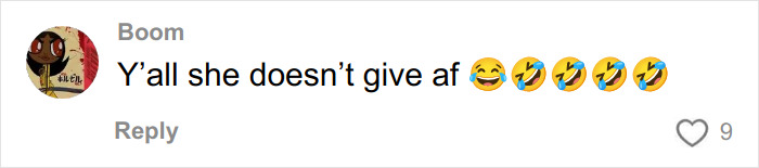 TikTok comment reacting to a viral tirade by a Cinnabon worker involved in a racist incident. TikTok comment reacting to a viral tirade by a Cinnabon worker involved in a racist incident.