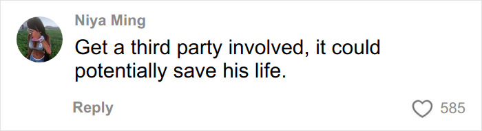 Comment by Niya Ming expressing concern about the struggling Nickelodeon star&rsquo;s motel stay, urging third-party help.