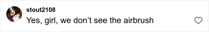 Comment on social media stating support and mentioning not seeing airbrush effects related to Jenelle Evans' drastic mommy makeover. Comment on social media stating support and mentioning not seeing airbrush effects related to Jenelle Evans' drastic mommy makeover.