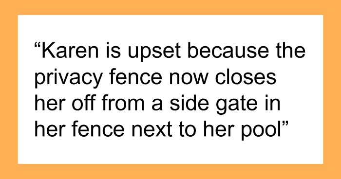 Karen Tries To Get Neighbor Fined Over A Fence, Her Plan Backfires As Her Yard Gets Checked Instead
