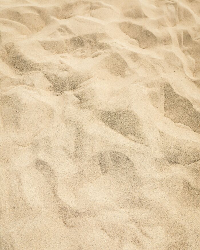 Close-up of textured sand surface with natural patterns, illustrating facts that sound made up but are actually true.