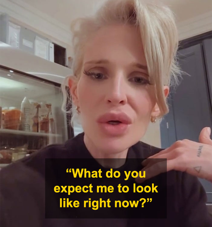 Woman speaking about Kelly’s heartbreaking weight loss, sharing emotions in a casual indoor setting. Woman speaking about Kelly’s heartbreaking weight loss, sharing emotions in a casual indoor setting.