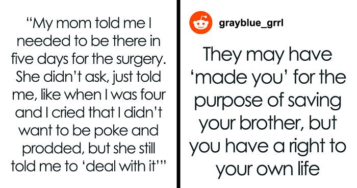 Parents Have 3rd Kid To Be Donor For Sick Eldest Son, Livid After She Says No Many Years Later