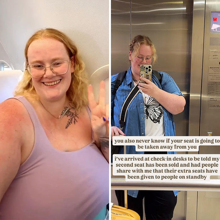 Plus-size influencer smiling and taking a mirror selfie, sharing moments that sparked mass fury in 2025.