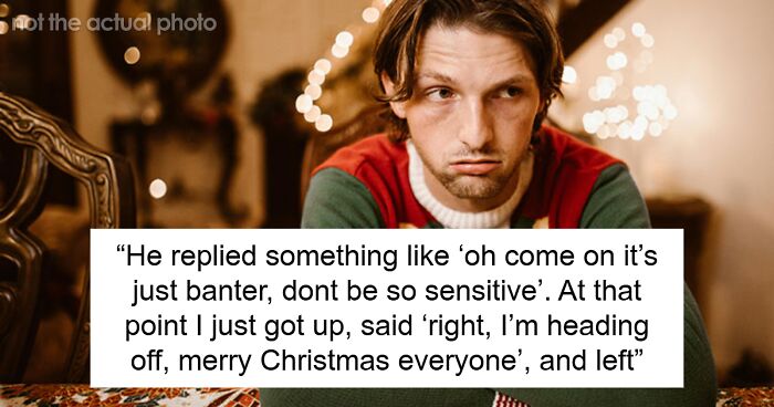 Guy Leaves Christmas Dinner Over Uncle’s Jokes, Mom Furious He “Embarrassed Her”