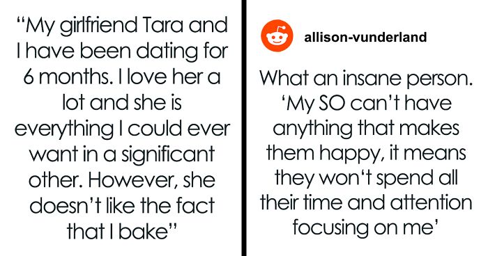 GF Says That BF’s Baking Doesn’t Make Her Feel Special, Takes Break And Ends Up With Someone Else