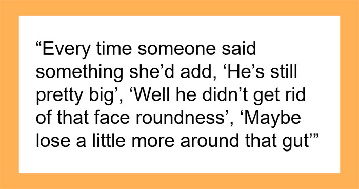 Woman Publicly Belittles Stepbrother’s Weight Loss, Gets Shocked By His Brutal Response