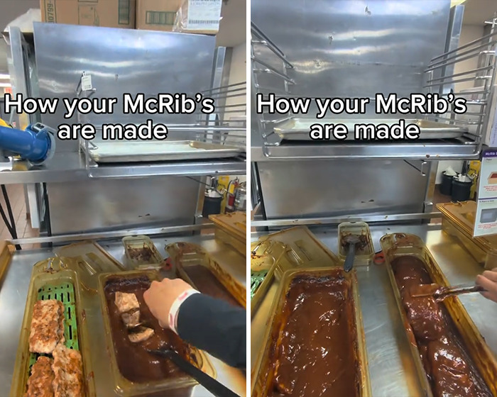 "McHell Naw": McDonald's Worker's Viral Video Revealing How McRib Is Made Stuns Netizens "McHell Naw": McDonald's Worker's Viral Video Revealing How McRib Is Made Stuns Netizens