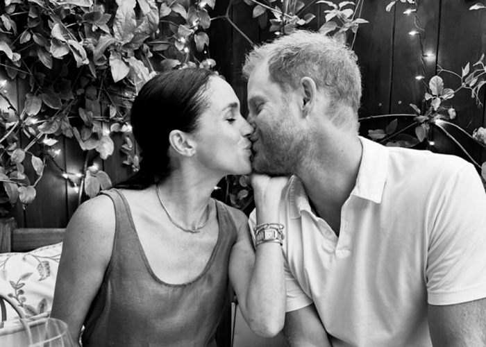 Meghan Markle and Prince Harry sharing a candid moment amid reports of publicist quitting their team. Meghan Markle and Prince Harry sharing a candid moment amid reports of publicist quitting their team.
