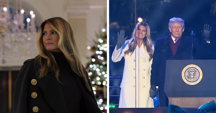 “She Knows Something We Don’t”: People Have Wild Reactions To Melania Trump’s Christmas Behavior