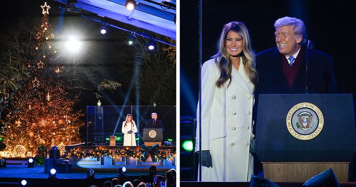 “Maybe She Knows Something We Don’t”: Melania’s Behavior At Tree Lighting Sparks Conspiracy Theories