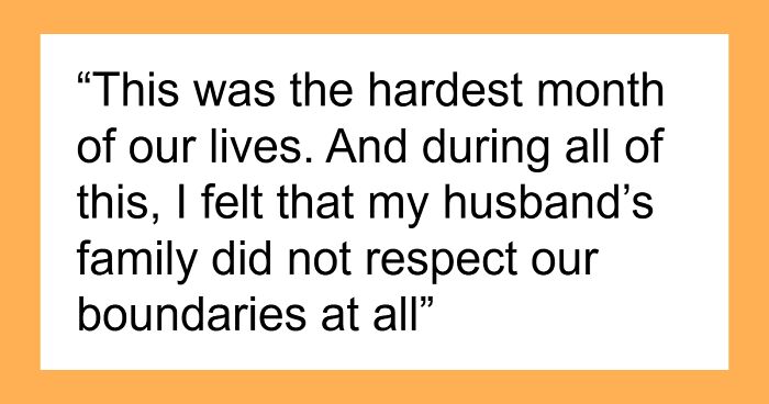 MIL Plays Victim After New Parents Push Through The Hardest Month Of Their Lives, Gets Cut Off