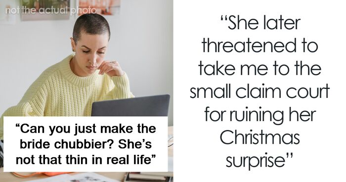 MIL’s Plan To Make Bride Look Ugly In Wedding Illustration Backfires When Artist Catches On