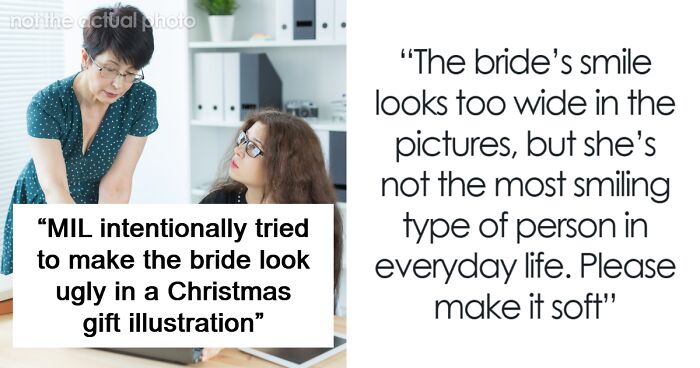 MIL’s Plan To Make Bride Look Ugly In Wedding Illustration Backfires When Artist Catches On