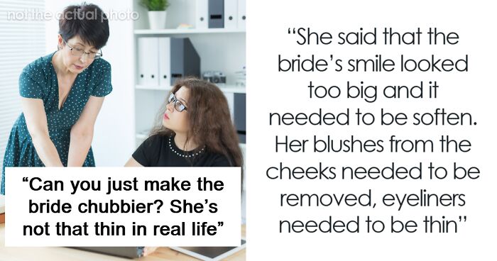 MIL’s Plan To Make Bride Look Ugly In Wedding Illustration Backfires When Artist Catches On