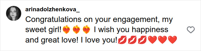 Comment congratulating Miley Cyrus and Maxx Morando on their engagement, sparking mixed reactions about age difference. Comment congratulating Miley Cyrus and Maxx Morando on their engagement, sparking mixed reactions about age difference.