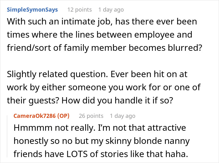 Reddit Q&A with a nanny to the ultra-wealthy discussing boundaries and experiences behind closed doors.